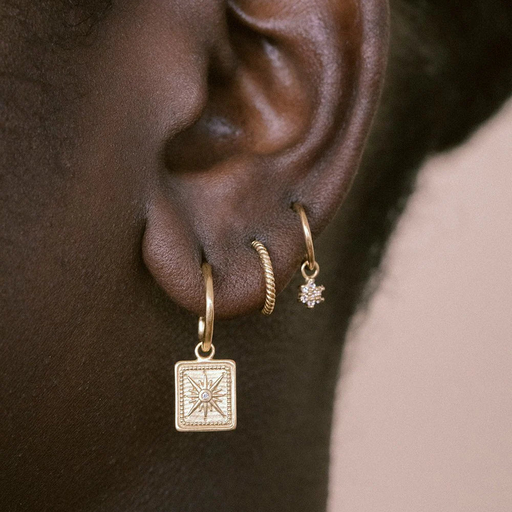
                      
                        Kirstin Ash - True North Hoops in Gold
                      
                    