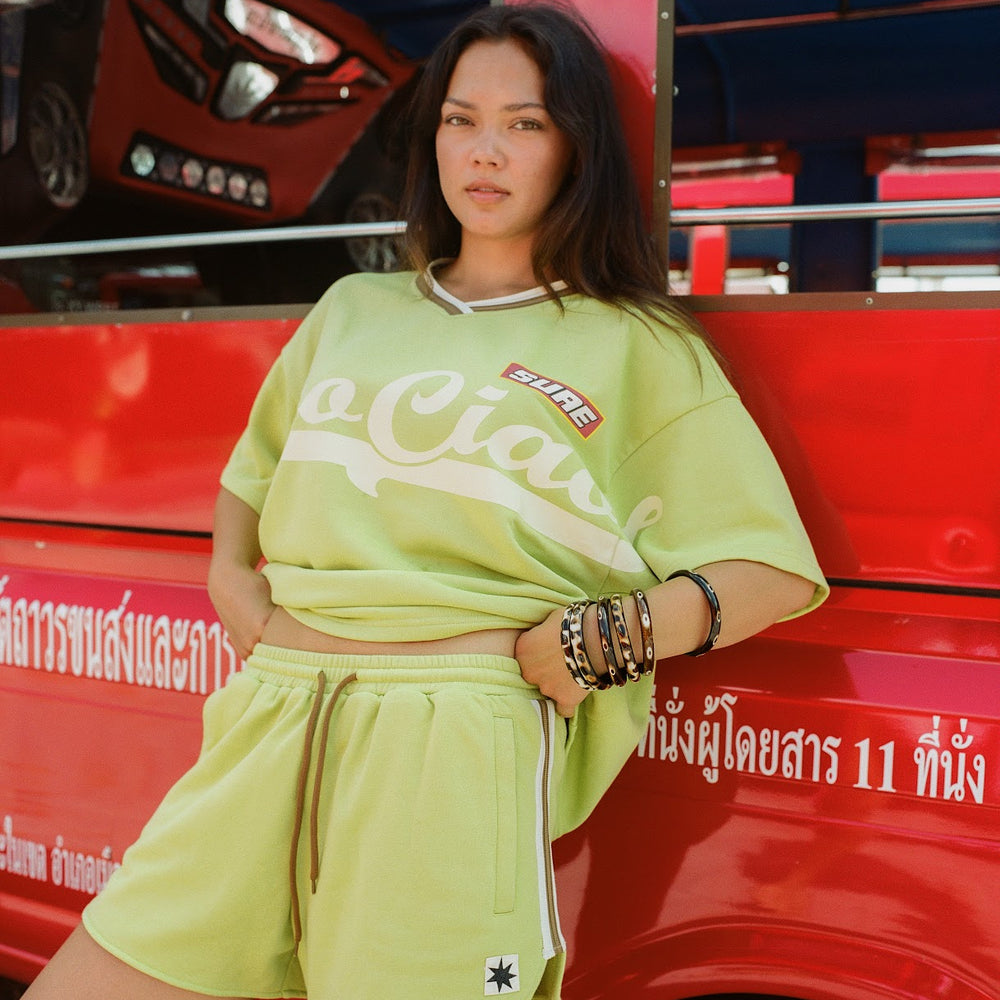 Ciao Ciao Vacation - Enzo Sport Jersey in Lime Green