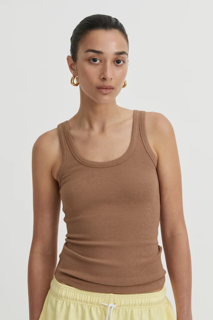 Blanca - Antonia Tank in Coffee