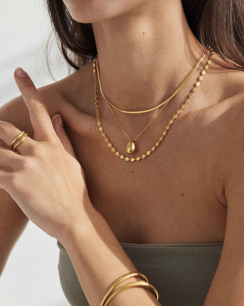 Kirstin Ash - Reflection Chain Necklace in Gold