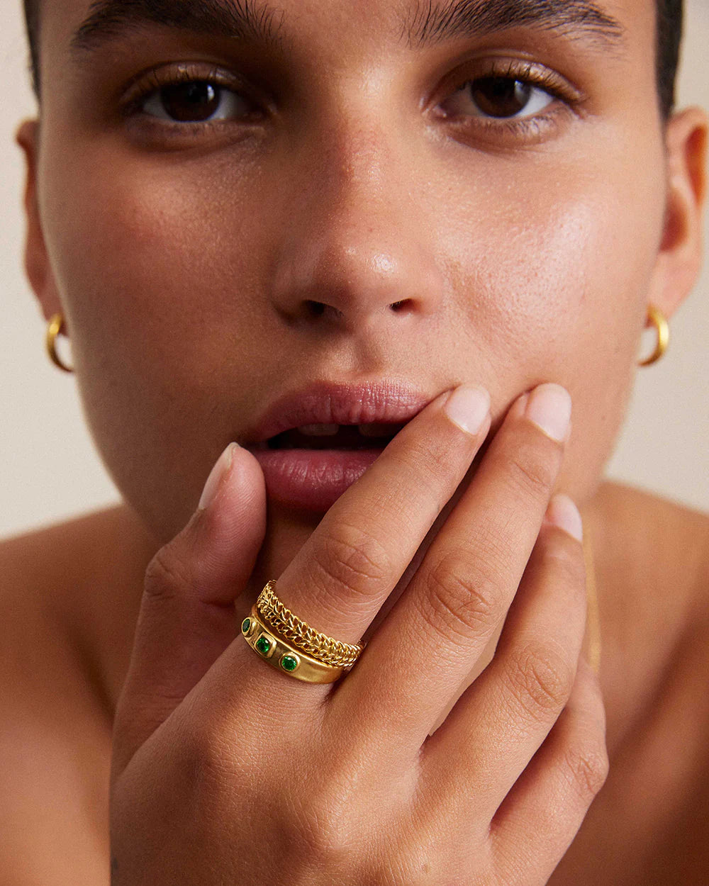 Kirstin Ash - Il Mare Ring in Gold