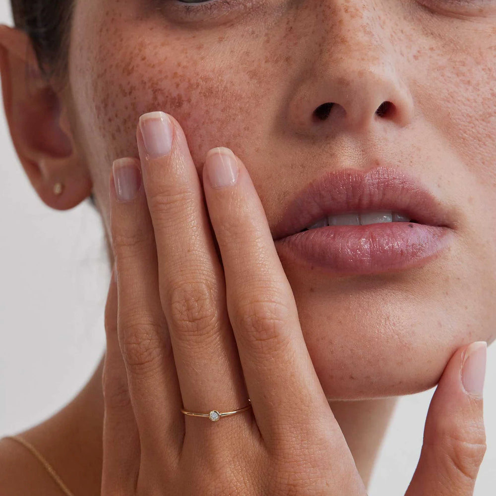 
                      
                        Kirstin Ash - Petite Diamond Ring in 9k Solid Gold
                      
                    