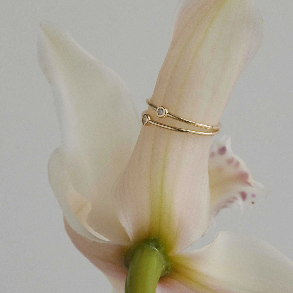 
                      
                        Kirstin Ash - Petite Diamond Ring in 9k Solid Gold
                      
                    