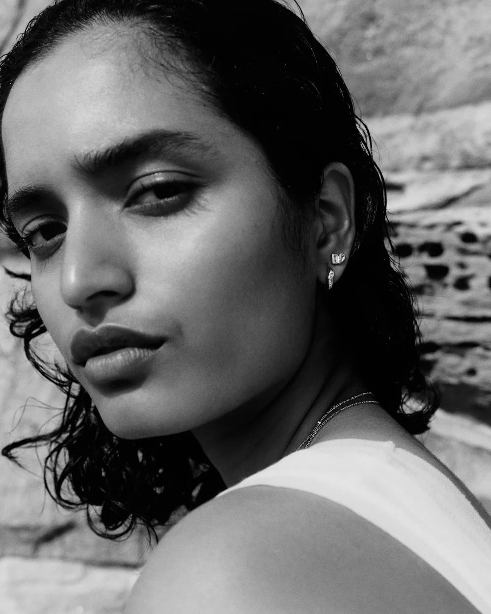 Kirstin Ash - Place Hoops in Silver