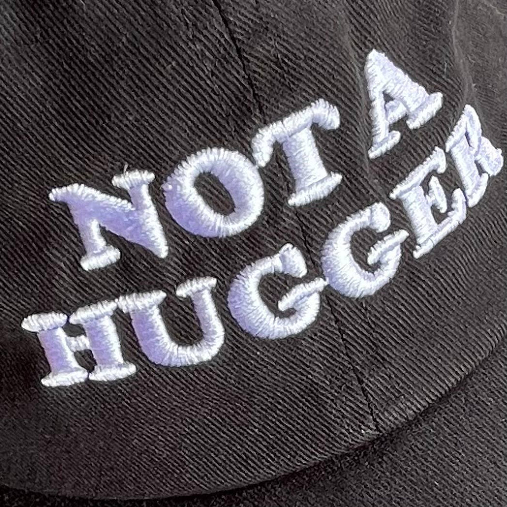 Not a hugger Dad Hat Unisex Baseball Cap funny introvert