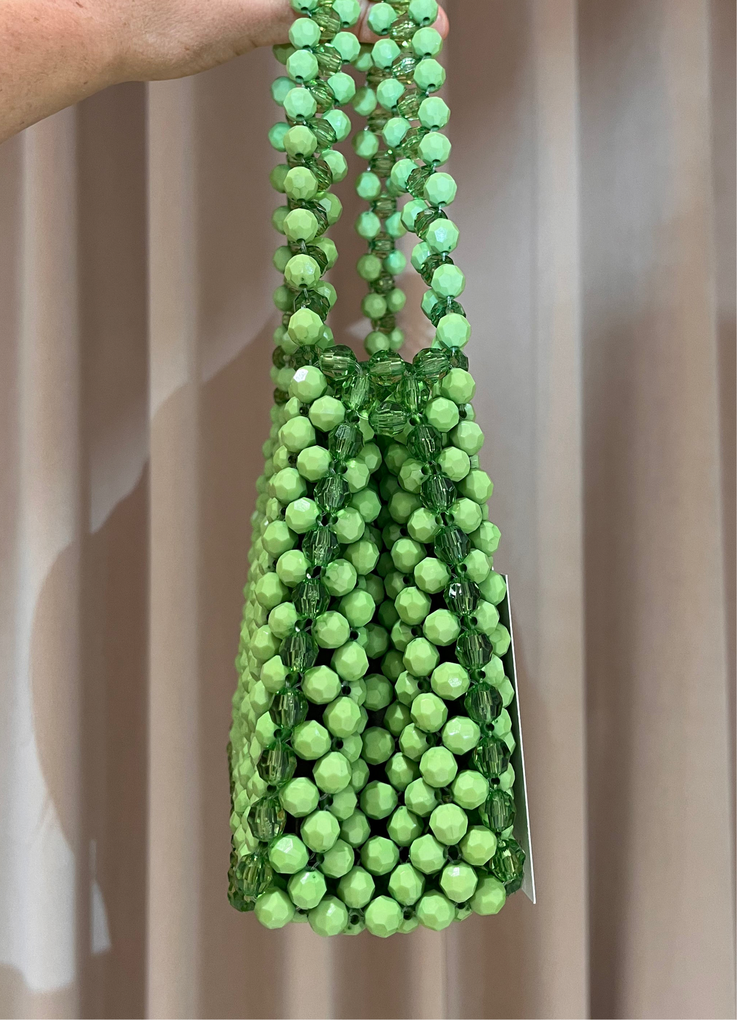 We Are Emte - Lola Beaded Bag in Candy Apple