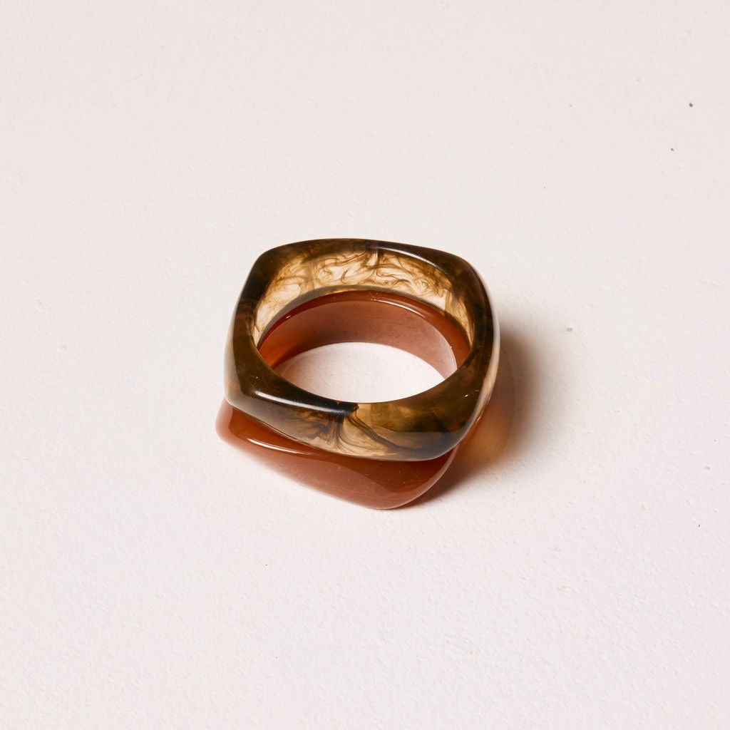 We Are Emte - The Coffee Epoxy Resin Bangle