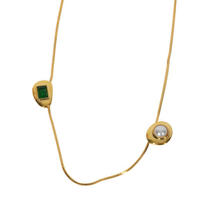 
            
                Load image into Gallery viewer, We Are Emte- Sara Necklace in Gold
            
        