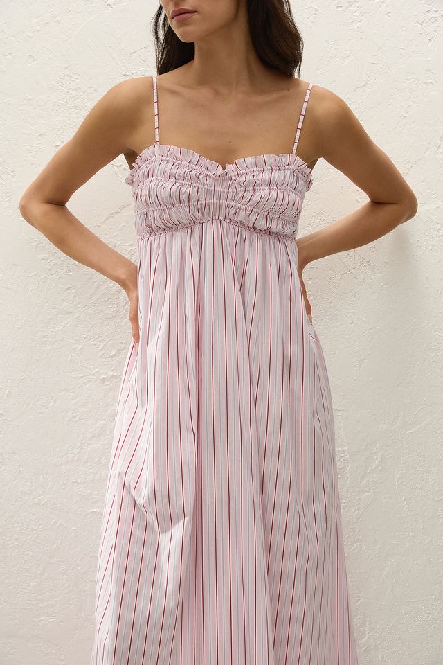 Faithfull The Brand - Presa Maxi Dress in Fiori Stripe Palazzo