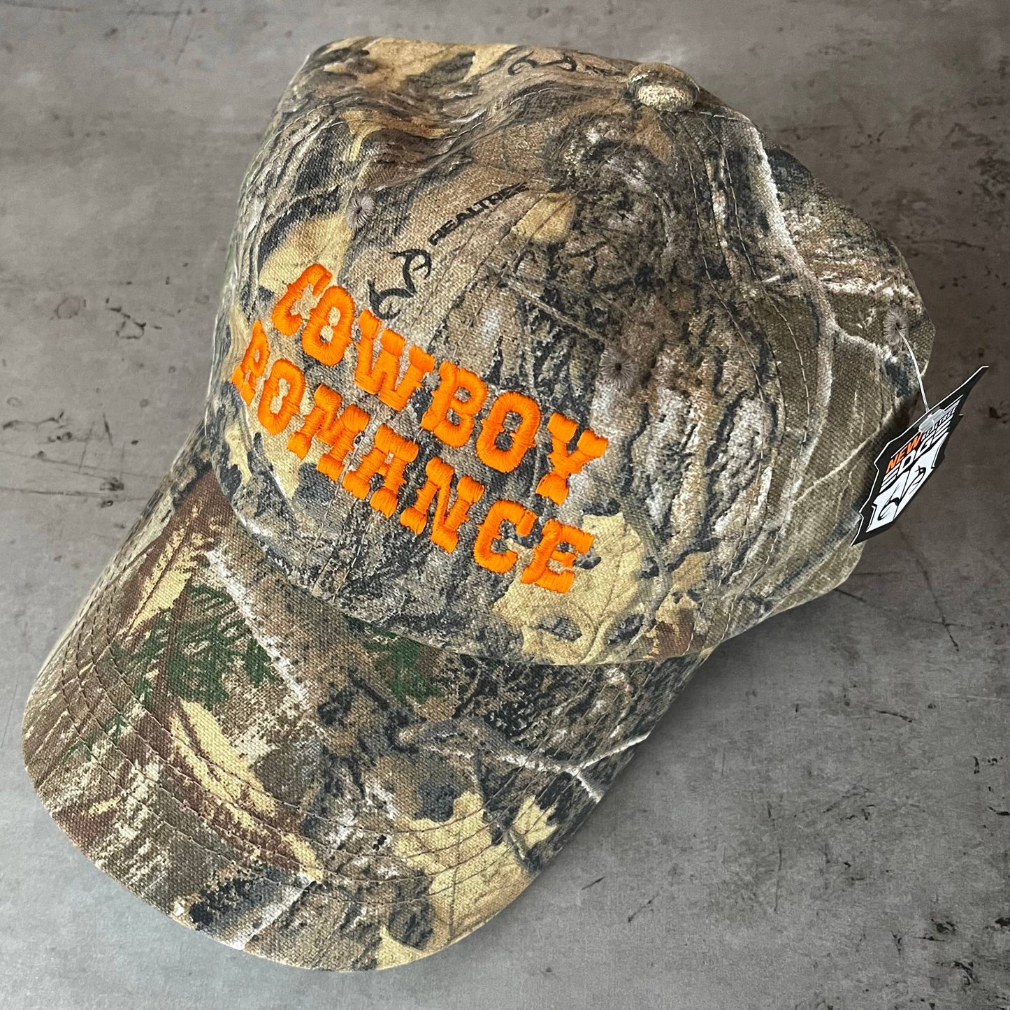 Cowboy Romance Baseball Cap Dad Hat camo Book shop western