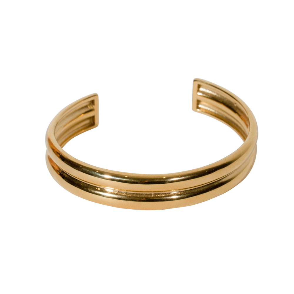 We Are Emte - Double Cuff in Gold