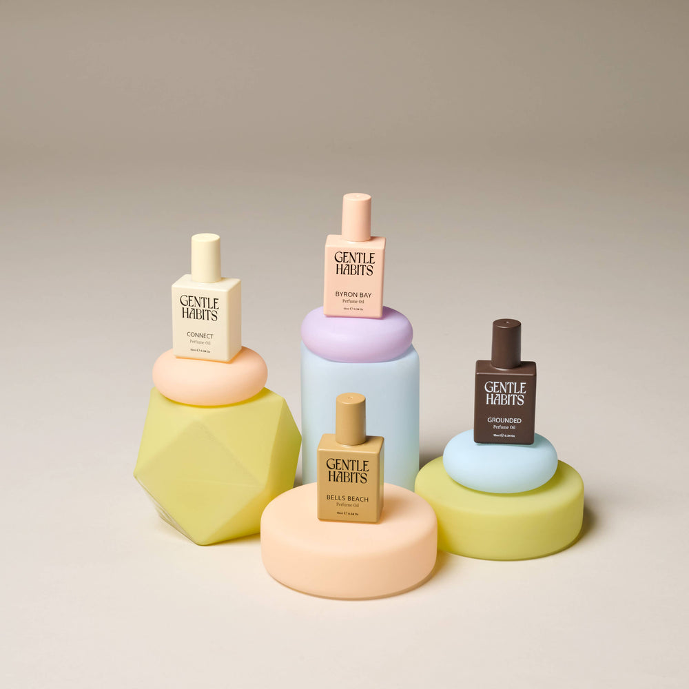 
                      
                        Frosted Glass Holder Small in Peach
                      
                    