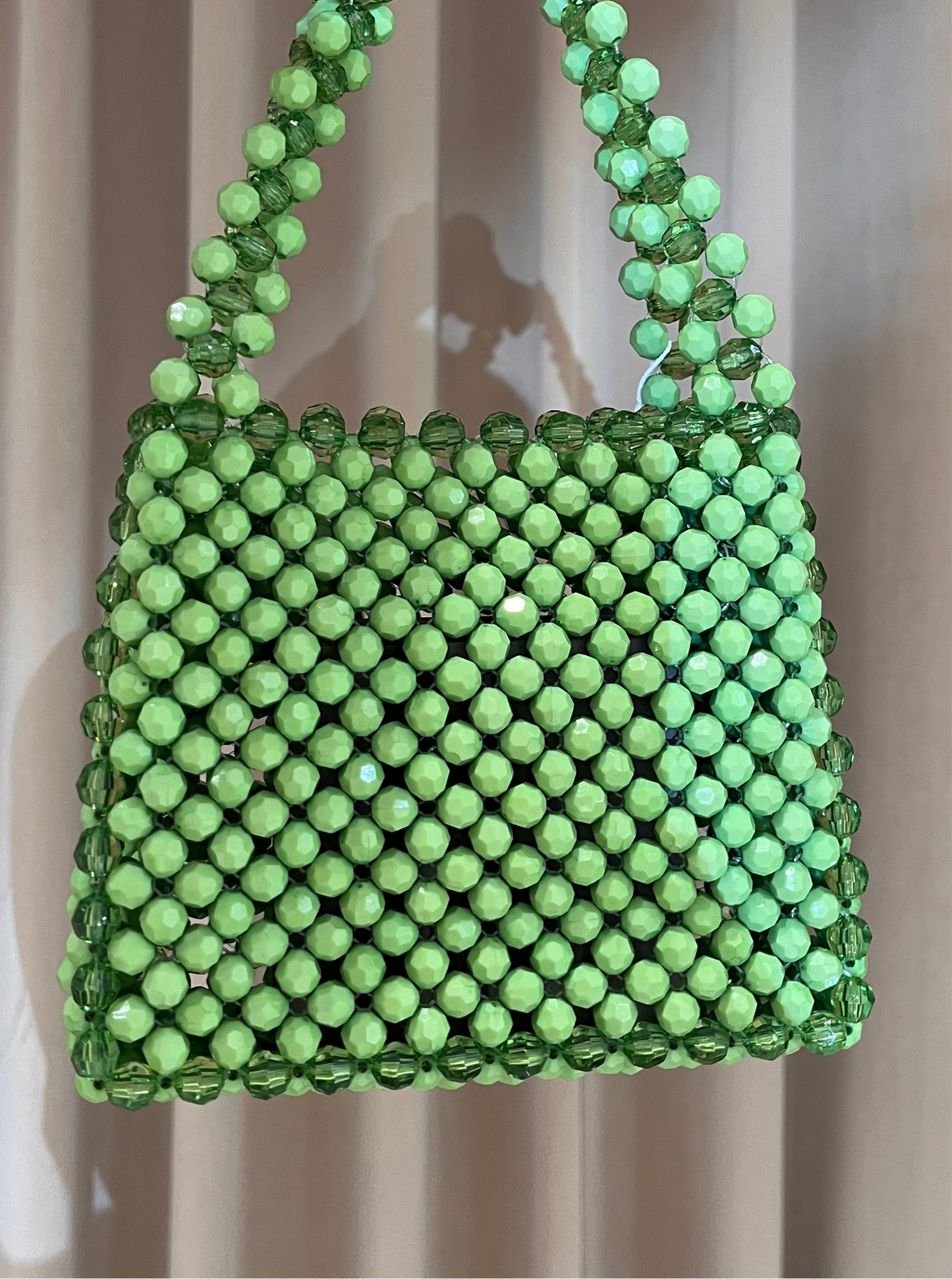 We Are Emte - Lola Beaded Bag in Candy Apple