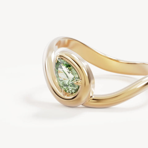 By Charlotte - Embrace Growth Ring in Gold