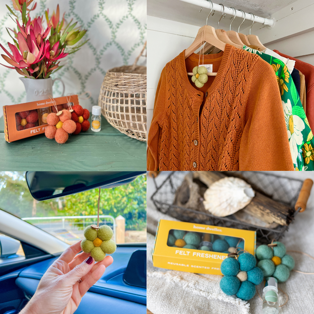 
                      
                        Felt Flower Fresheners - Australian Countryside
                      
                    