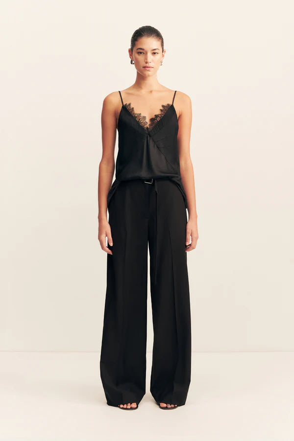
                      
                        Shona Joy - Castro Wide Leg Belted Pant in Black
                      
                    