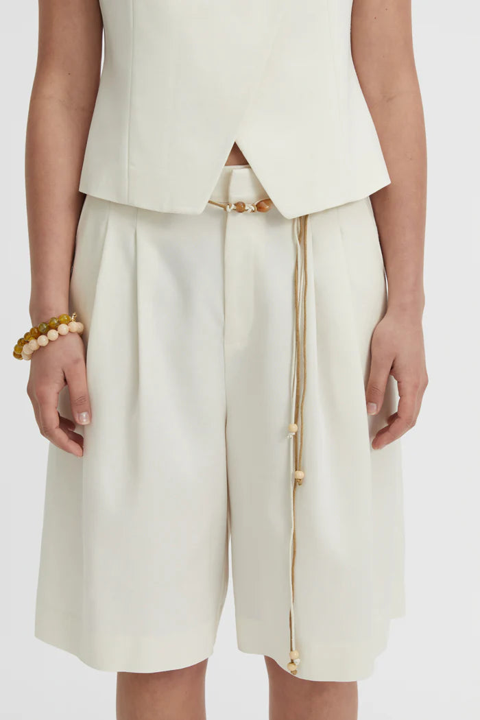 Blanca - Junia Shorts in Ivory