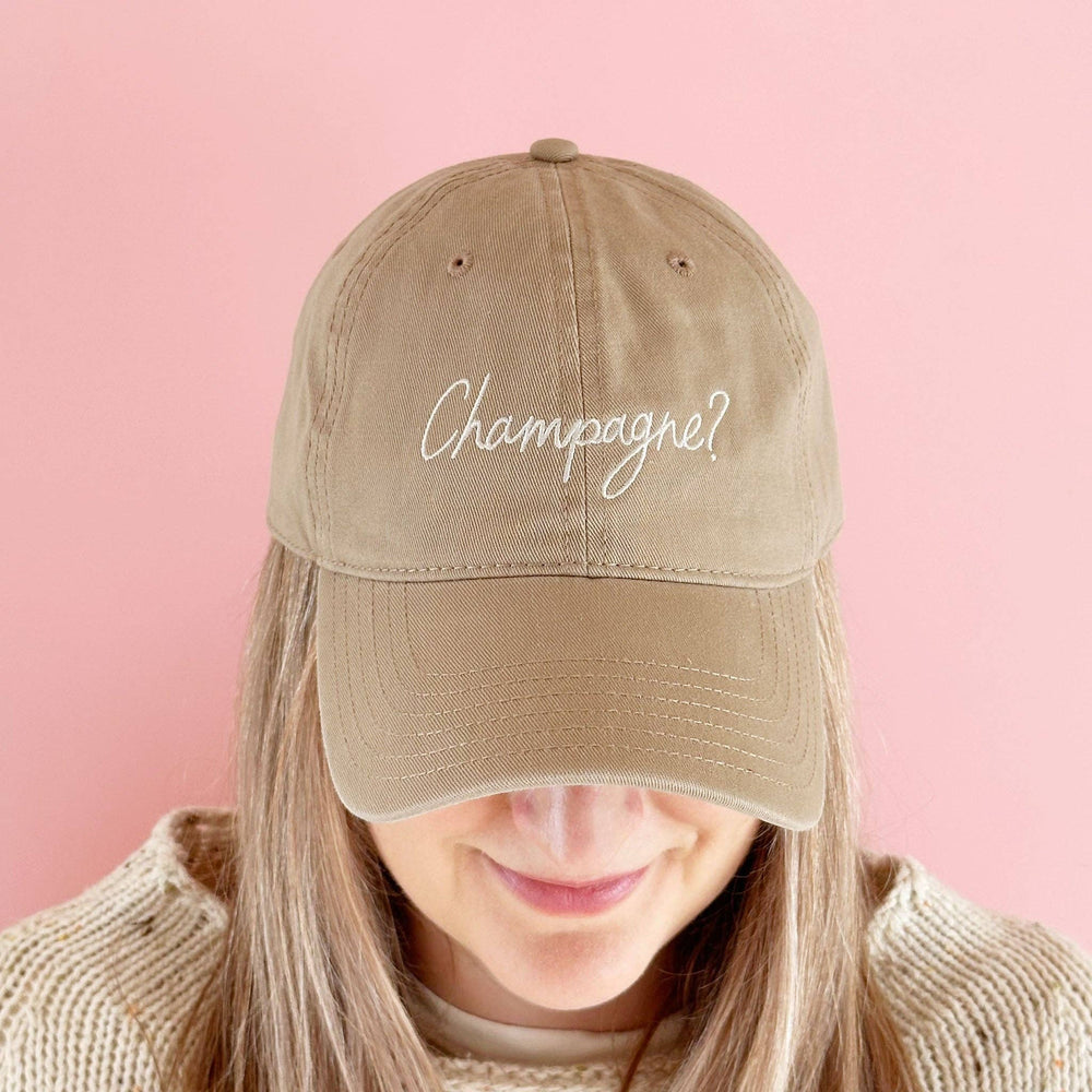 
                      
                        Champagne? - Cotton Baseball Cap
                      
                    
