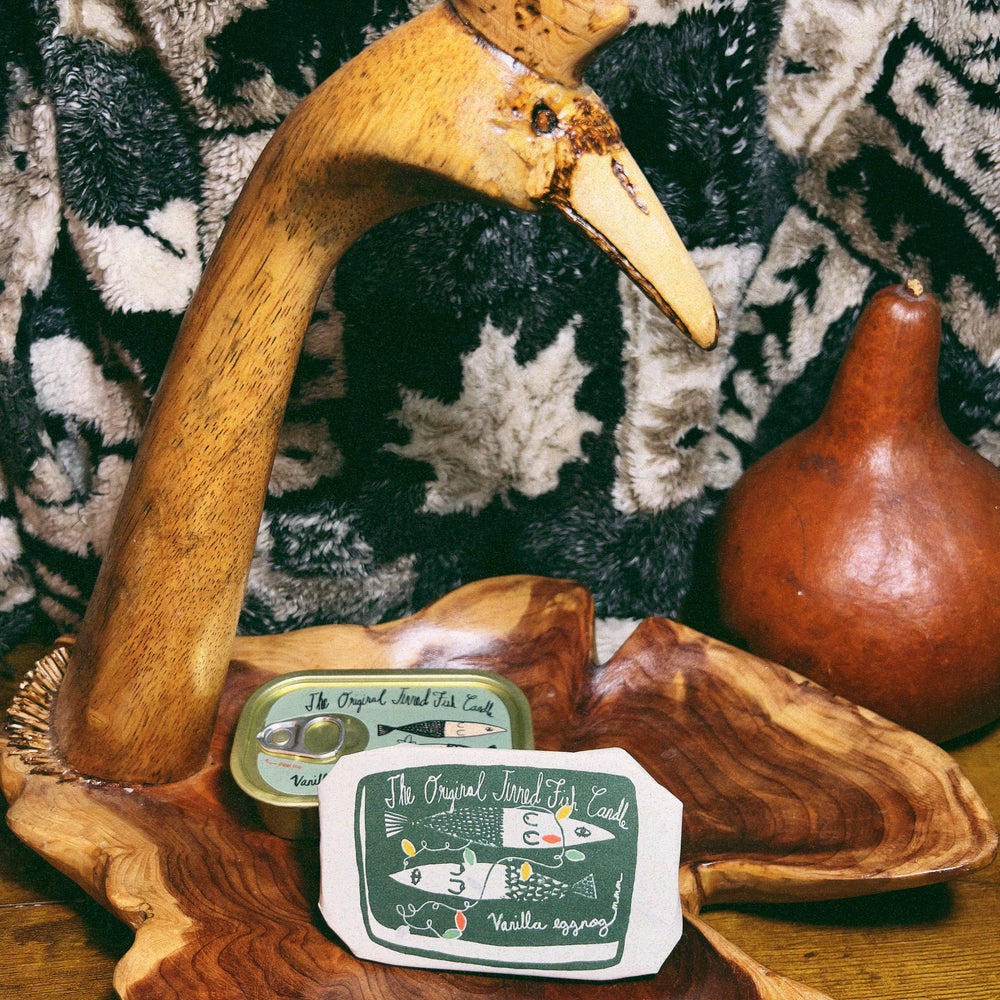 
                      
                        Tinned Fish Candle - Vanilla Eggnog
                      
                    