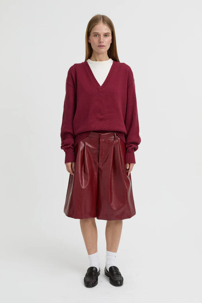 
                      
                        Blanca - Elowen Sweater in Burgundy
                      
                    