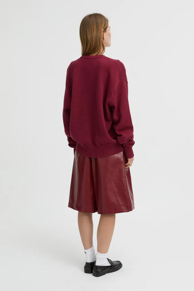 
                      
                        Blanca - Elowen Sweater in Burgundy
                      
                    