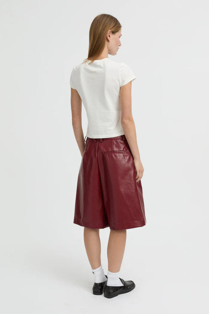 
                      
                        Blanca - Kaia Shorts in Burgundy
                      
                    