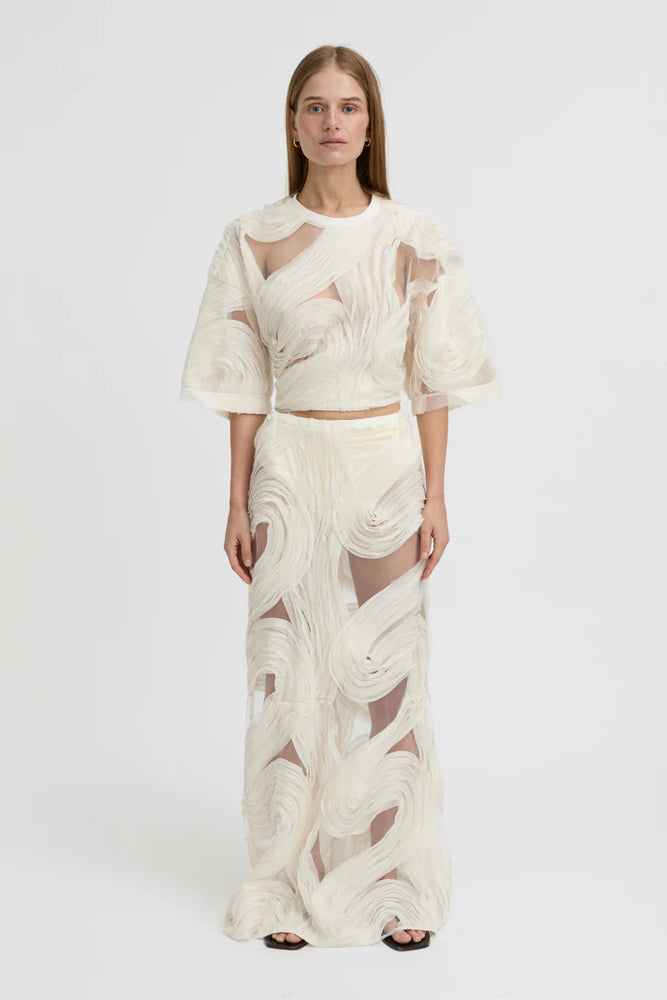 Blanca - Delmare Skirt in Ivory