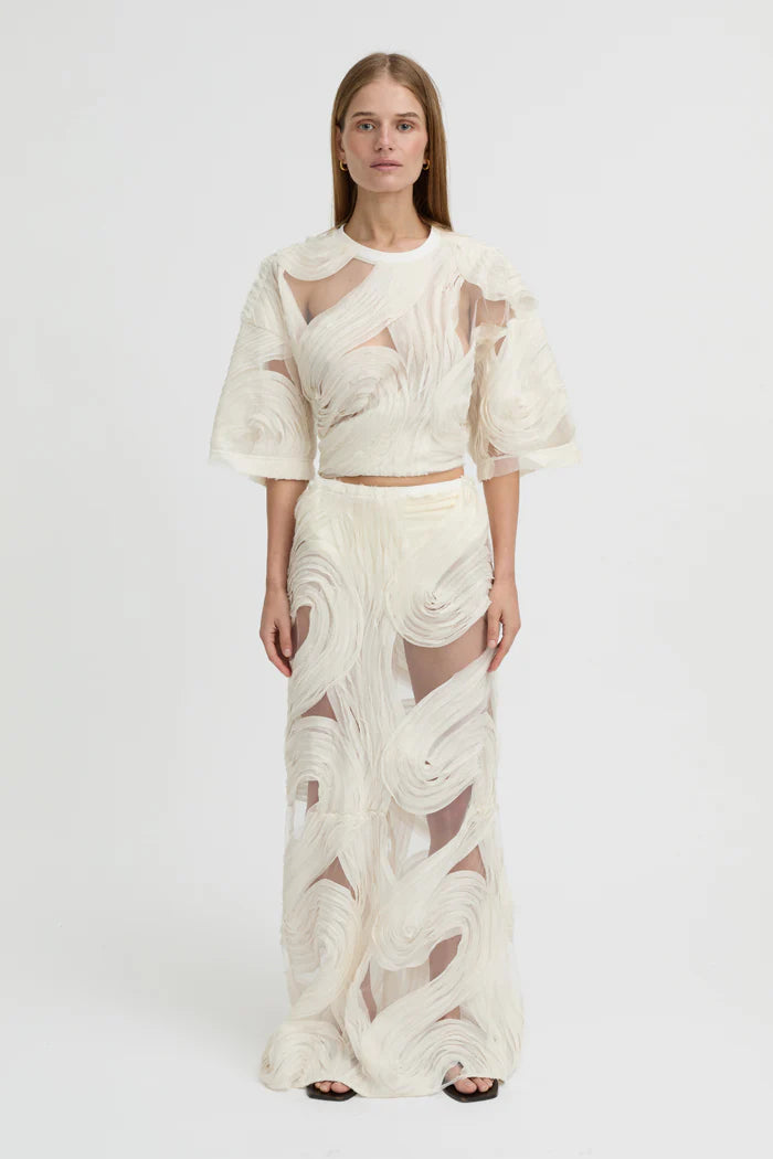 Blanca - Delmare Skirt in Ivory