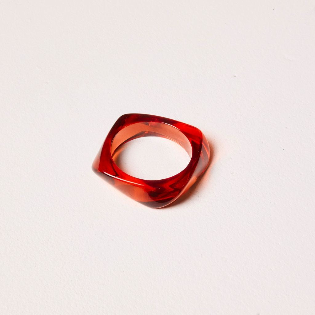 We Are Emte - The Red Epoxy Resin Bangle