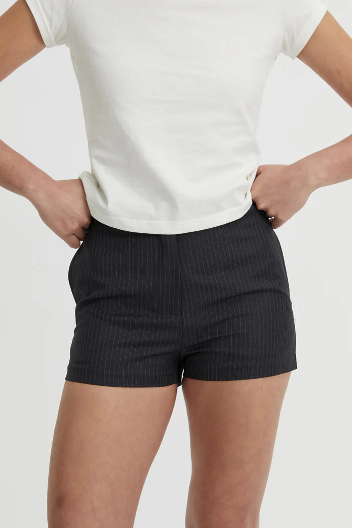 Blanca - Bean Shorts in Charcoal