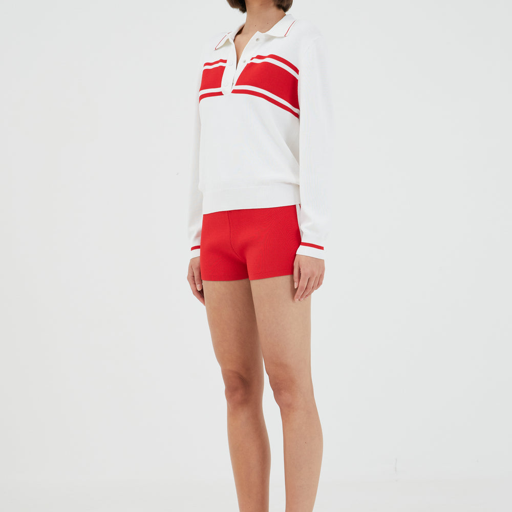 
                      
                        Third Form - Rewind Knit Shorts in Cherry Tomato
                      
                    