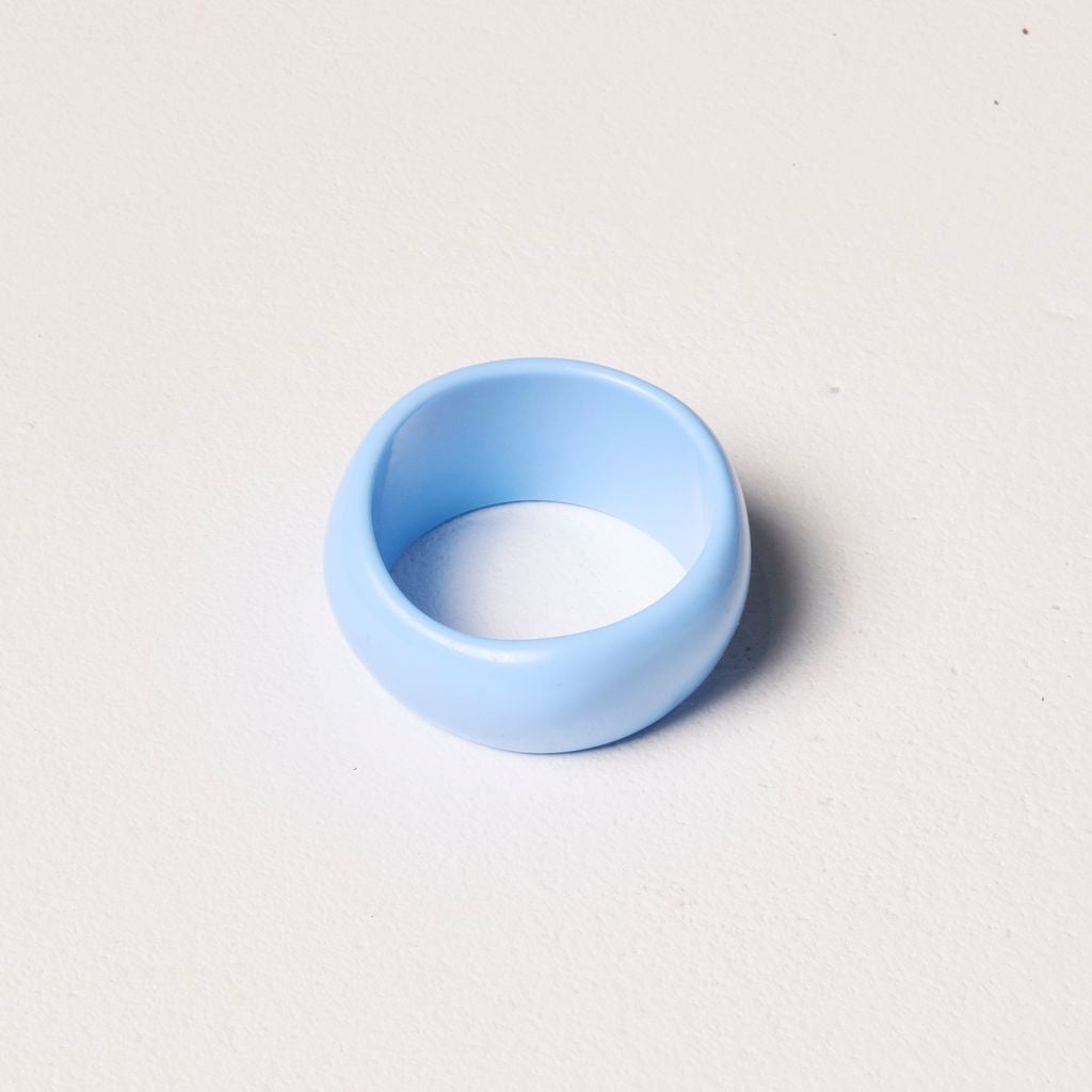 We Are Emte - The Powder Blue Resin Bangle