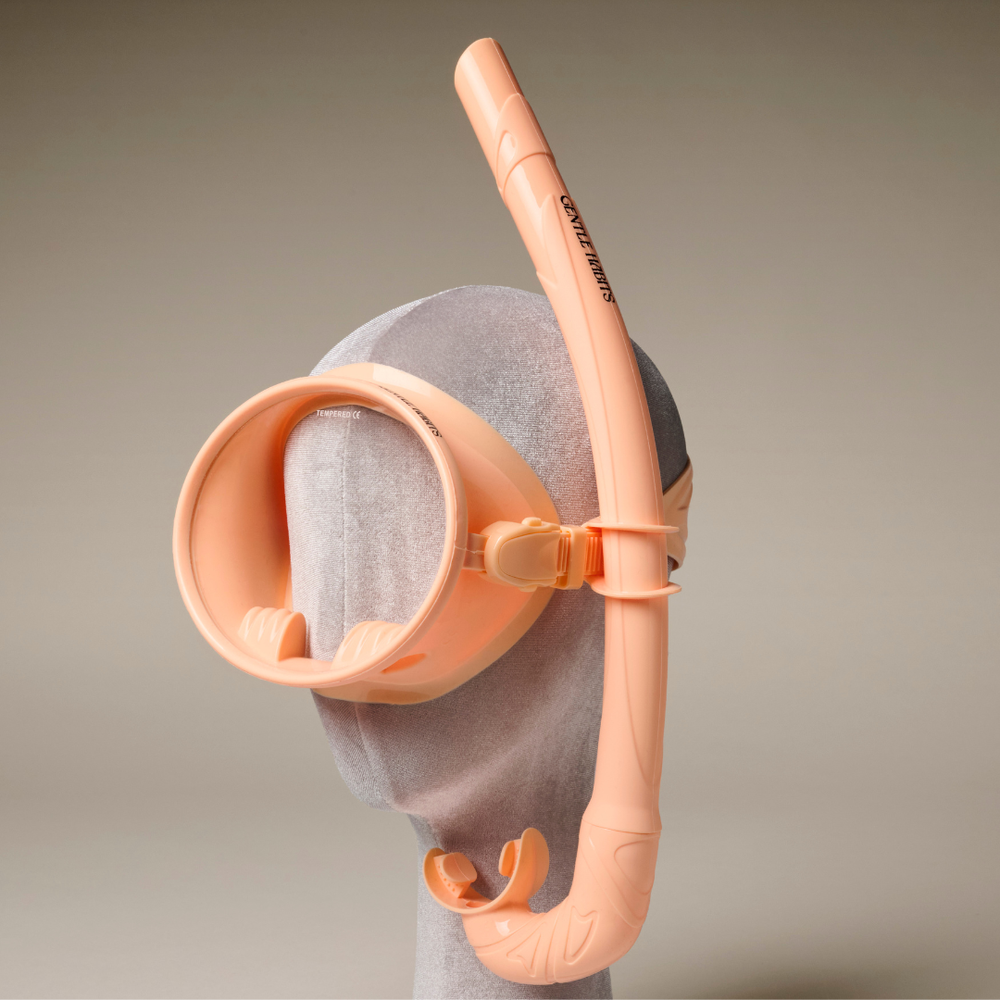 Gentle Habits - Dive Mask and Snorkel Set in Orange Sorbet