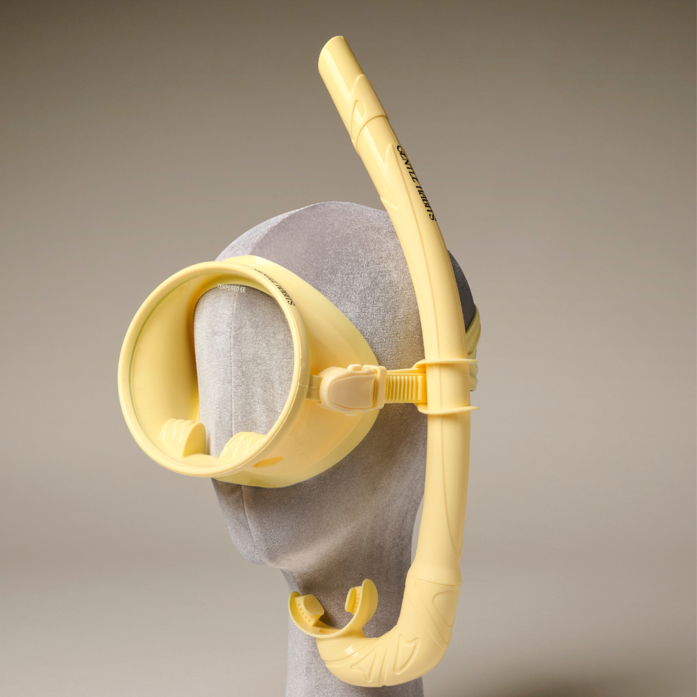 Dive Mask and Snorkel Set in Lemon