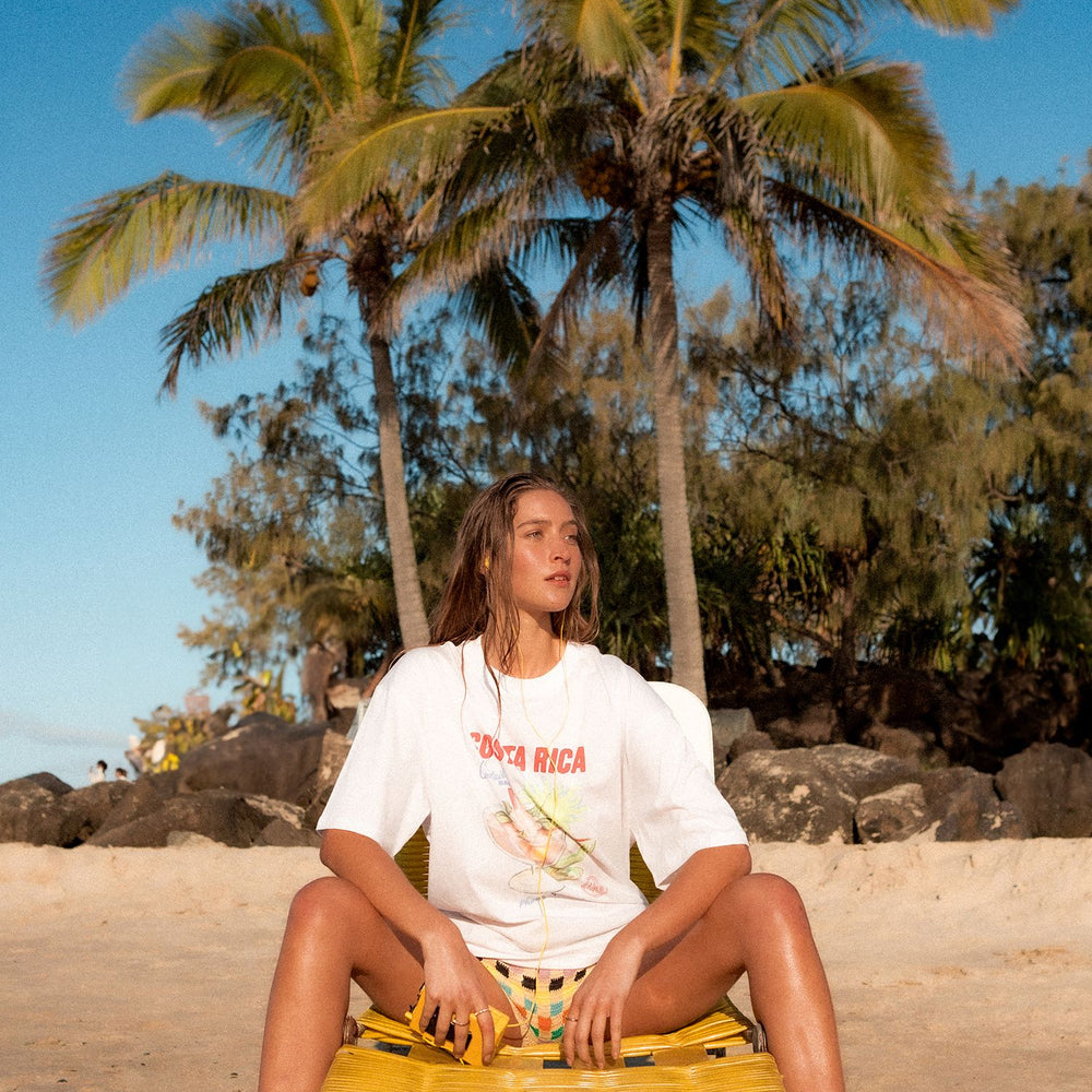 
                      
                        Sea Street - Costa Rica T-Shirt in White
                      
                    