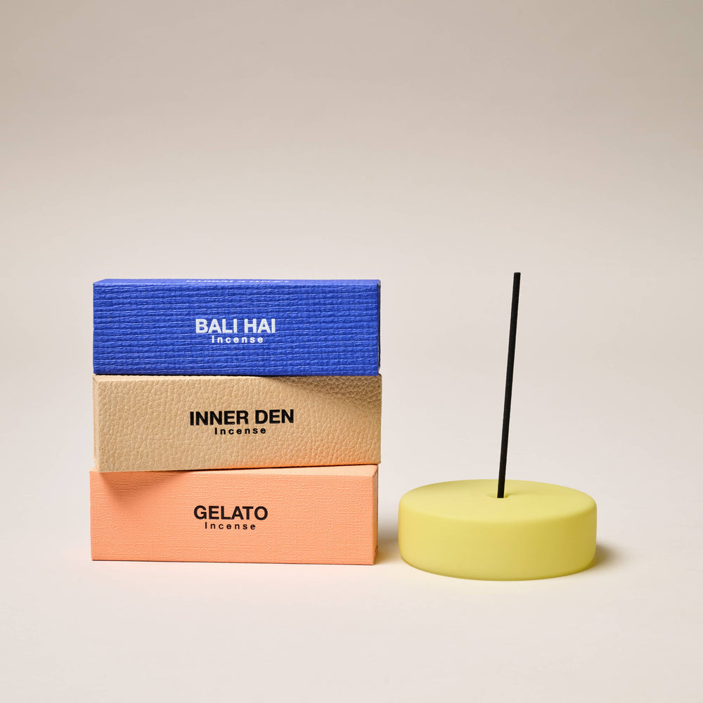 
                      
                        Frosted Glass Holder Large in Lime
                      
                    