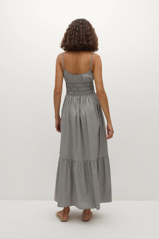 
                      
                        Faithfull The Brand - Sofie Maxi Dress in Hanne Gingham Espresso
                      
                    