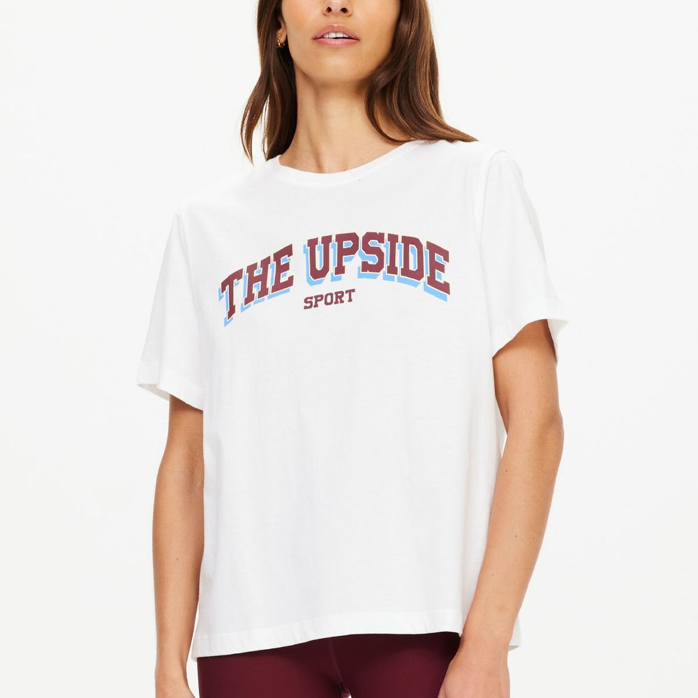 The Upside - Alumni Jodhi Tee in White
