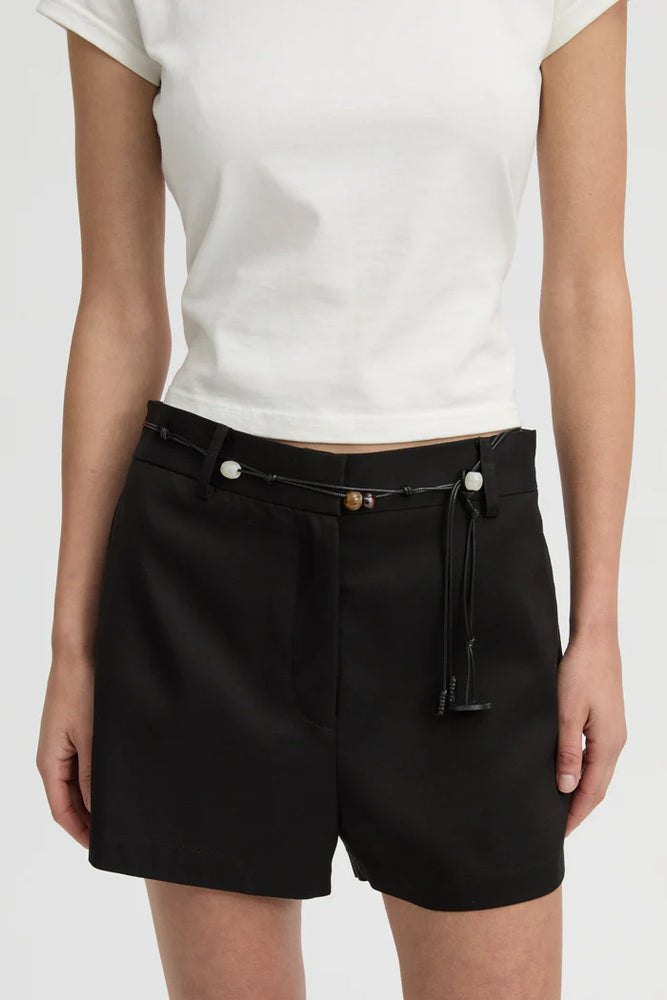 Blanca - Bean Shorts in Black