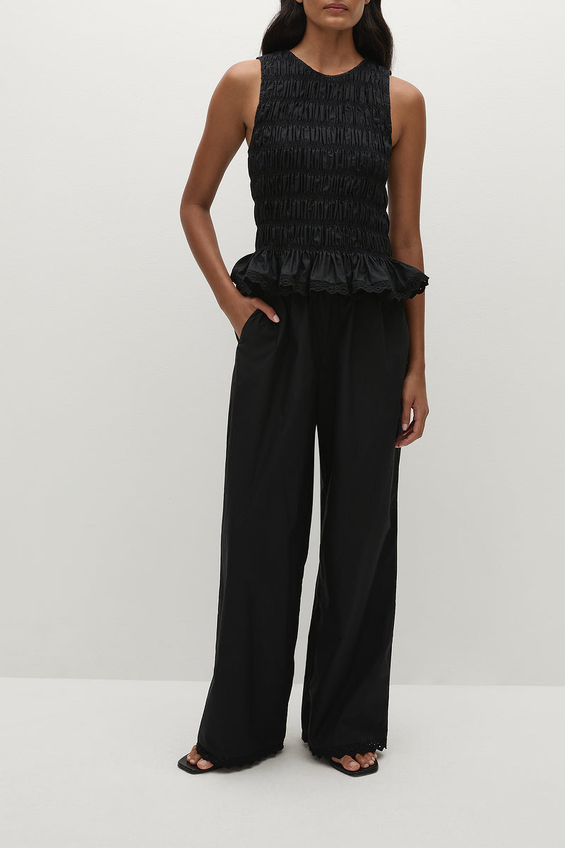Faithfull The Brand - Thea Top in Black
