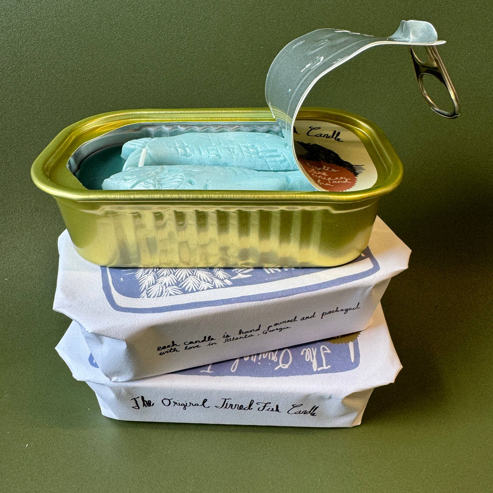 
                      
                        Tinned Fish Candle - Juniper and Fraser Fir
                      
                    