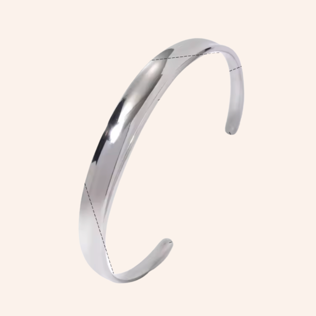 We Are Emte - Camilla Cuff in Stainless Steel – Emte Boutique