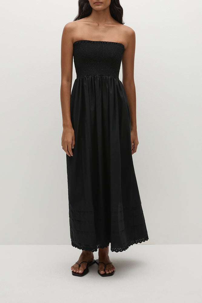 Faithfull The Brand - Iben Midi Dress in Black