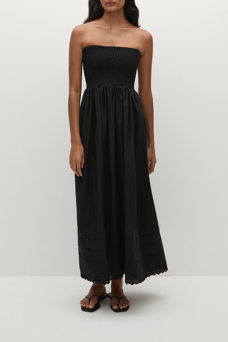 Faithfull The Brand - Iben Midi Dress in Black