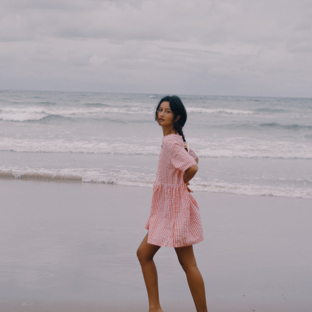 
                      
                        Bare Road - Darcey Dress in Starburst Gingham
                      
                    