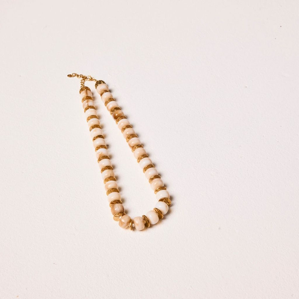 We Are Emte - The Resin Necklace in Bone