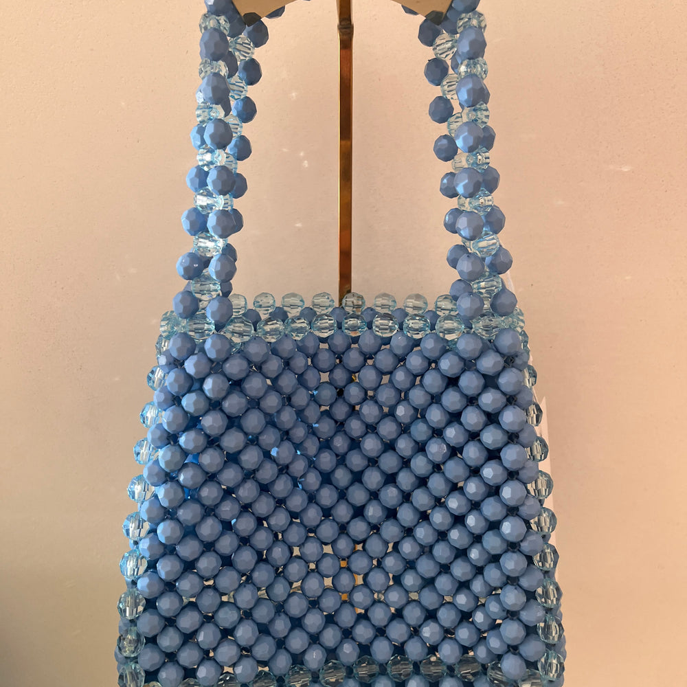 We Are Emte - Lola Beaded Bag in Bubblegum