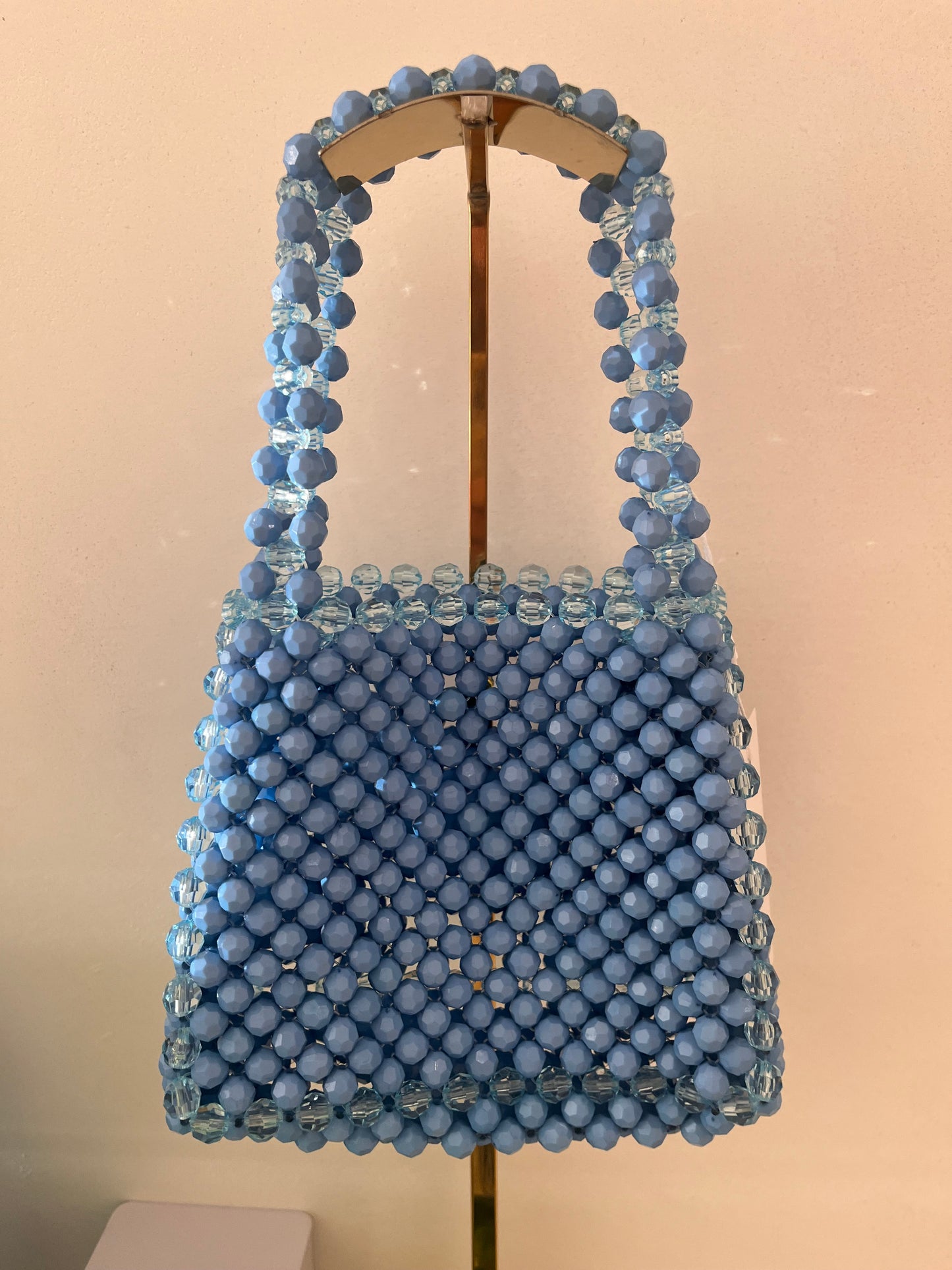 We Are Emte - Lola Beaded Bag in Bubblegum