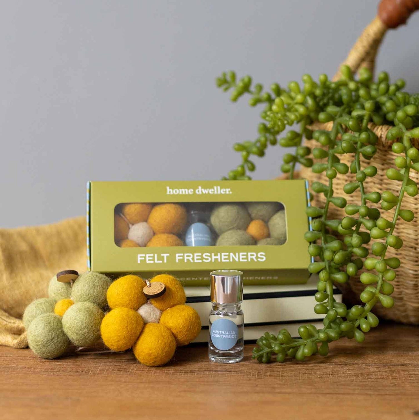 Felt Flower Fresheners - Australian Countryside