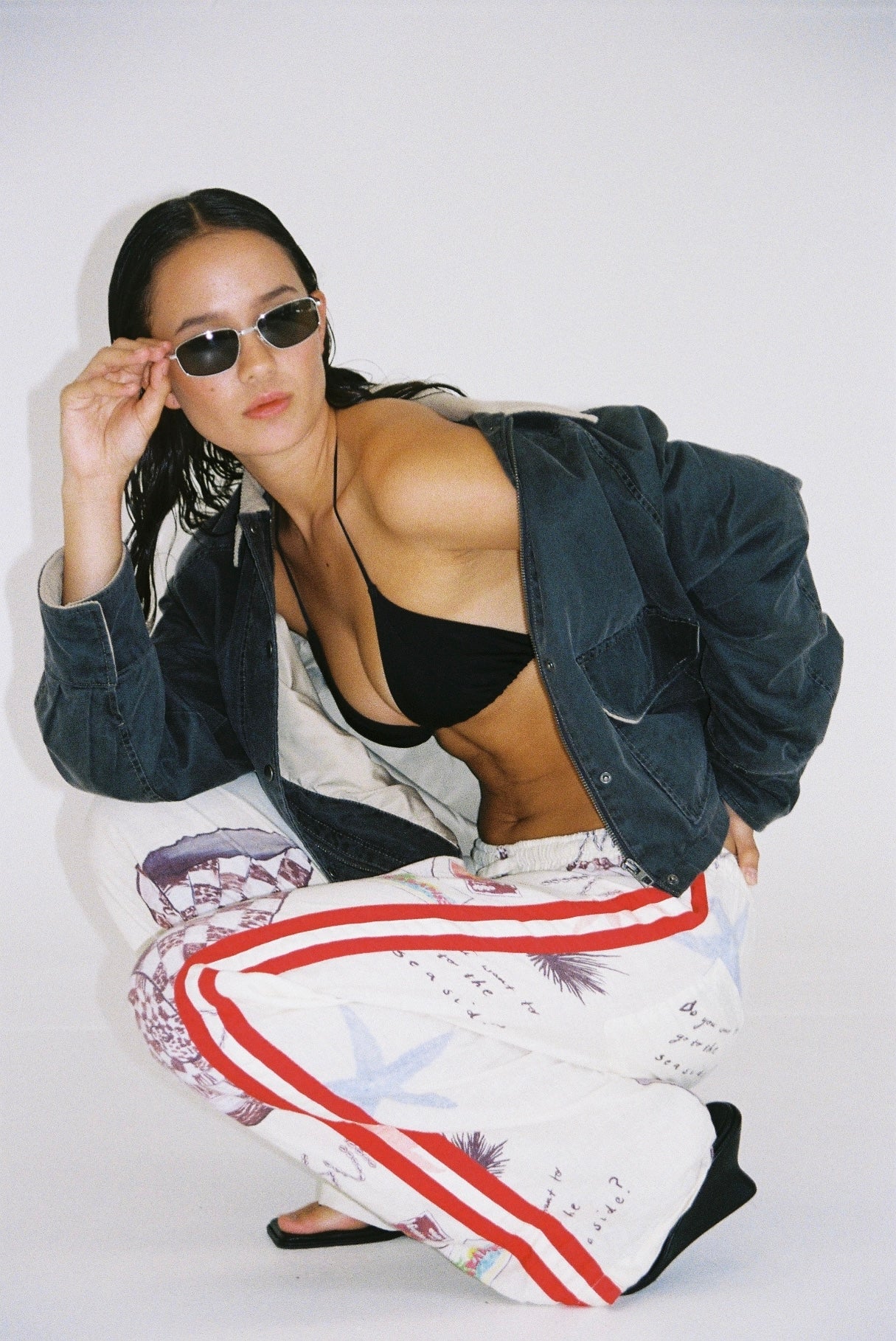 Lottie Hall - Vacation Pants in Souvenier Print
